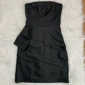 White House Black Market Strapless Satin Dress 00